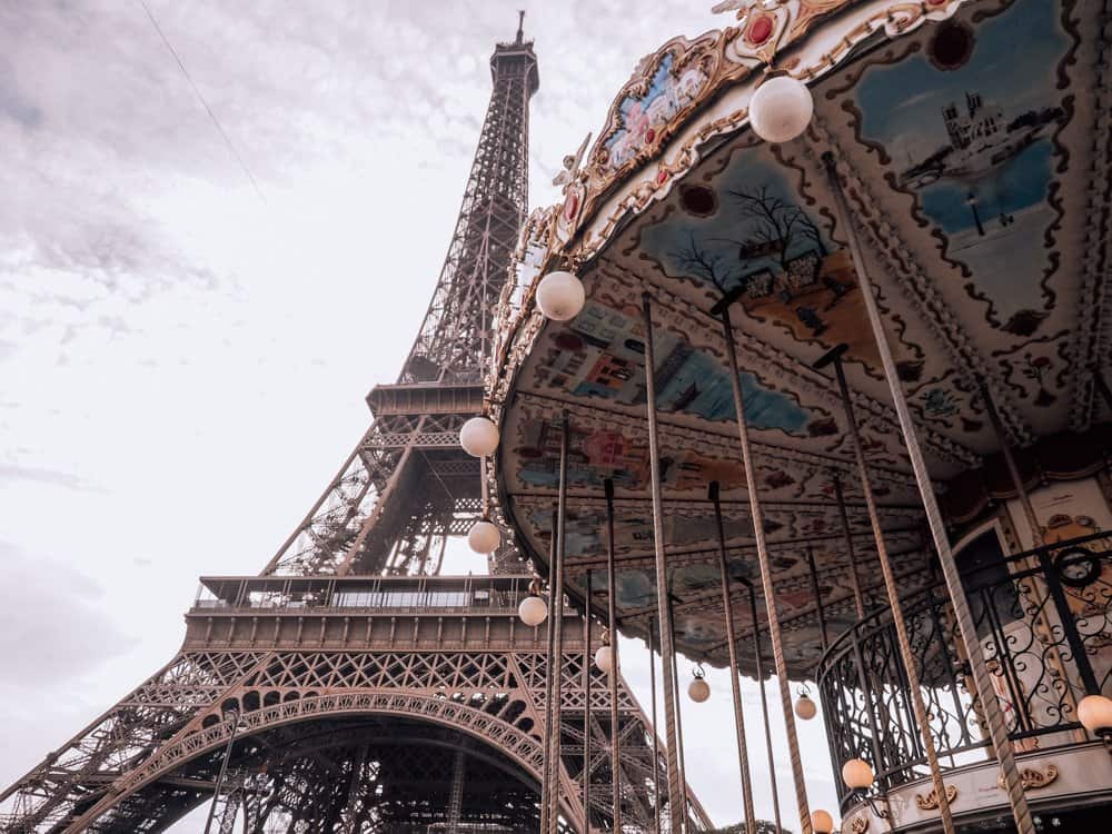 Eiffel Tower and the carousel