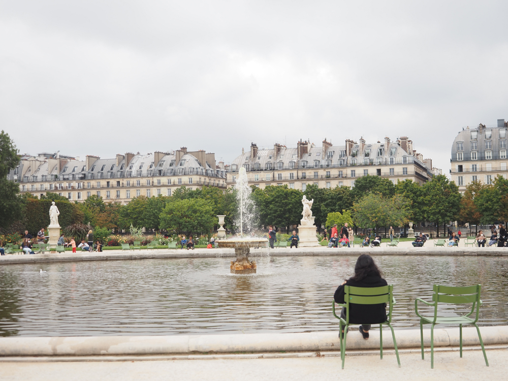 One Day in Paris | Tuileries Garden fountain