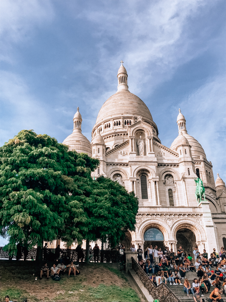Sacre Coeur church in Montmartre