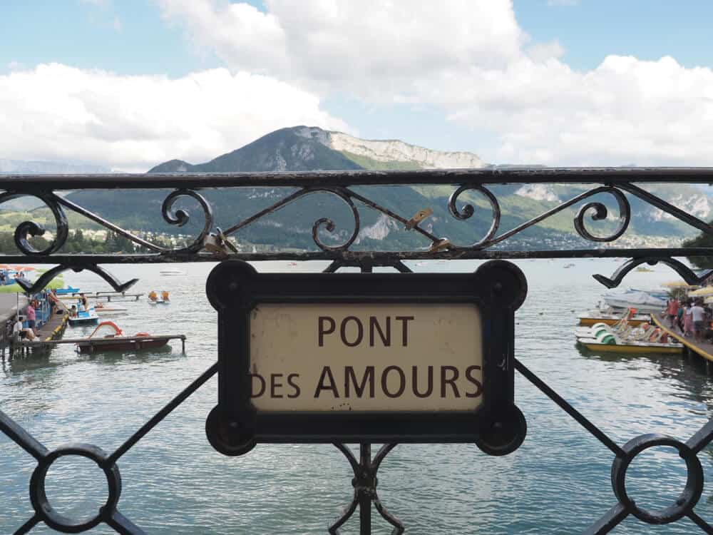 Pont des Amours in Annecy