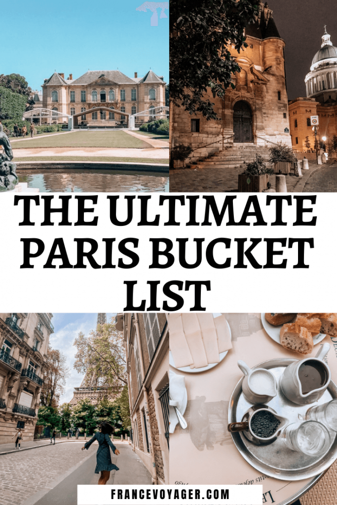 Ultimate Paris Bucket List