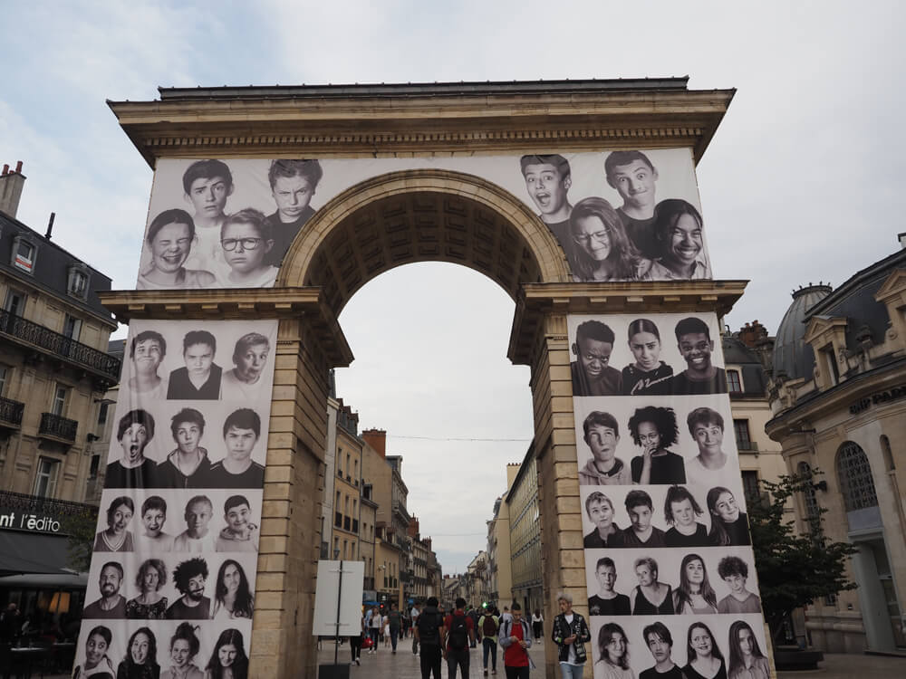 Entrance to the old part of Dijon