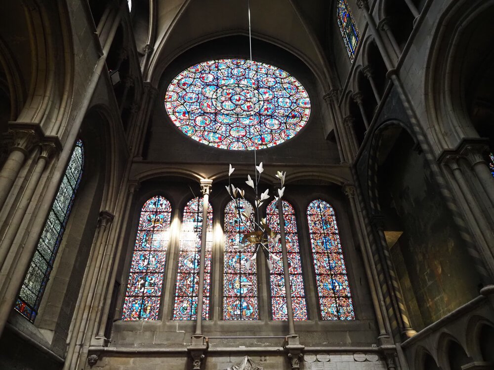 Notre Dame de Dijon rose window