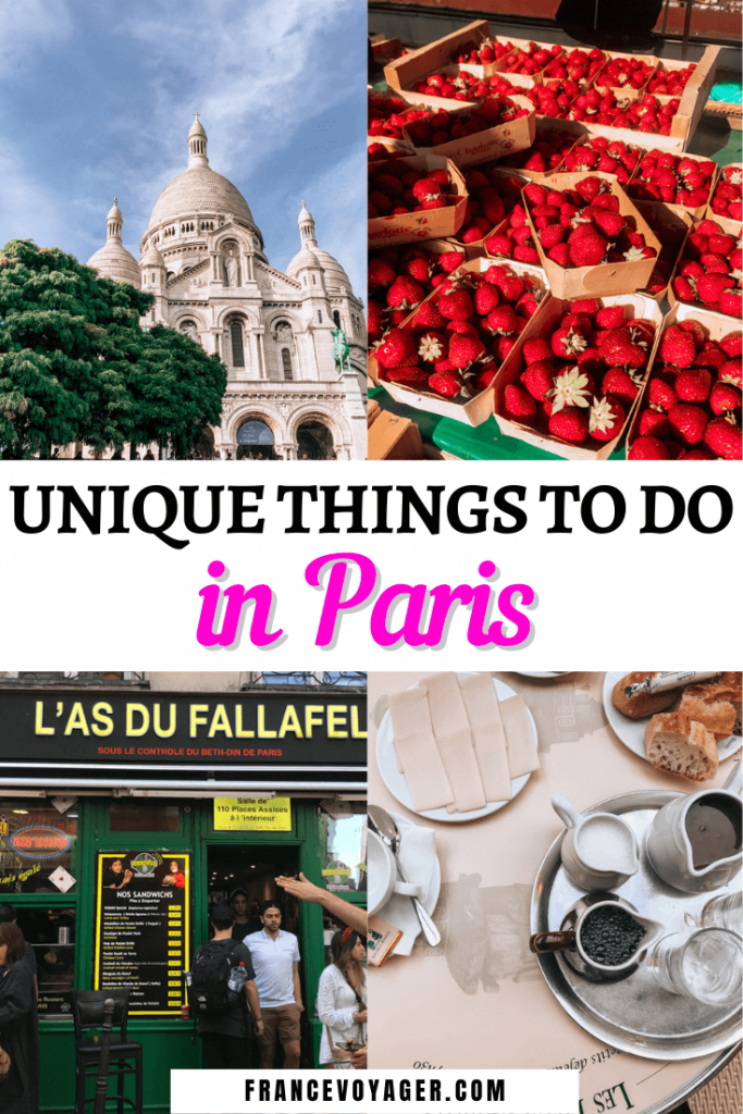 Unique Things to do in Paris