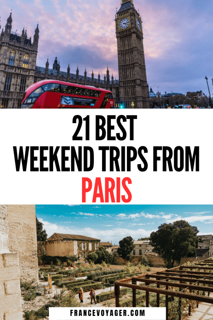 These are the 21 best weekend trips from Paris | Weekend Getaway From Paris | Weekend Getaway Paris | Weekend Trips From Paris By Train | Weekend Trips From Paris By Car | Quick Weekend Trips From Paris | Places to Visit in France | Paris to London by Train | Eurostar London to Paris | Paris to Brussels | Best Weekend Trips France | Weekend Getaway France | France Getaway Ideas | France Destinations