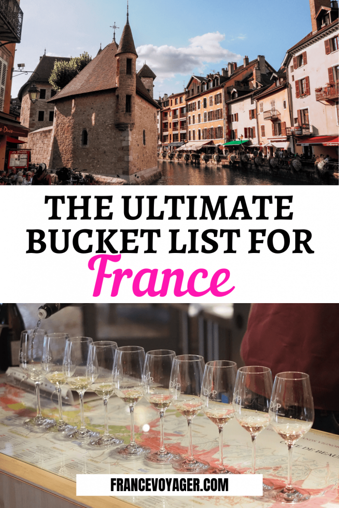 Ultimate Bucket List For France