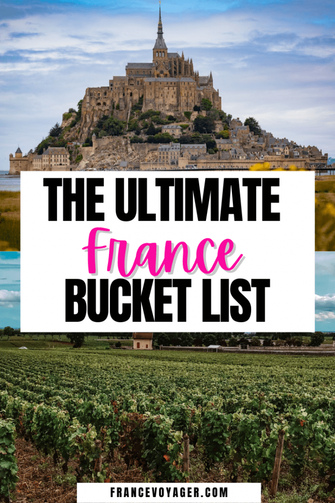 Ultimate France Bucket List