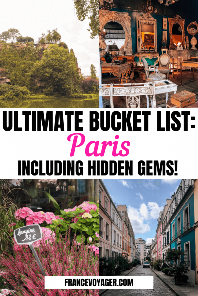 Ultimate Paris Bucket List