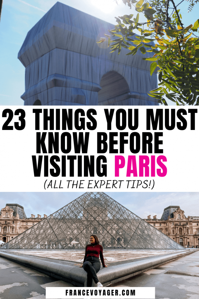 These are 23 things to know before visiting Paris | Paris Travel Tips | Paris Travel Tips First Time | Paris Travel Tips Packing Lists | Travel to Paris Tips | Travel to France Tips | France Travel Tips | France Travel Guide Tips | Travel Guide to Paris | Paris Travel Guide | Paris Trip Planning Travel Guide | Paris Travel Tips City Guides | Things to Know Before Traveling to Paris | Things to Know Before Going to Paris | Things to Know About Paris | Paris Things to Know