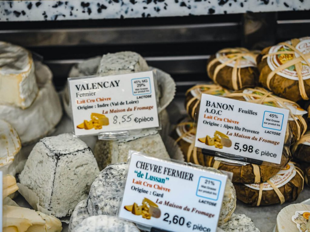 Cheese at Les Halles Avignon
