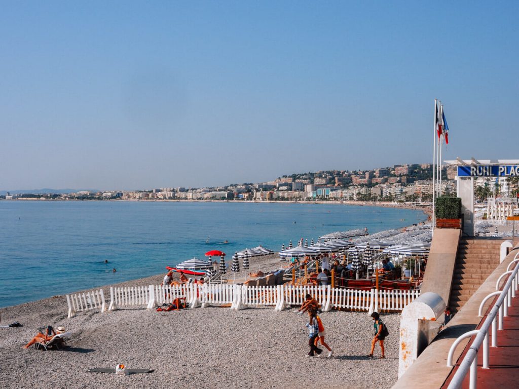 Croisette Beach in Cannes