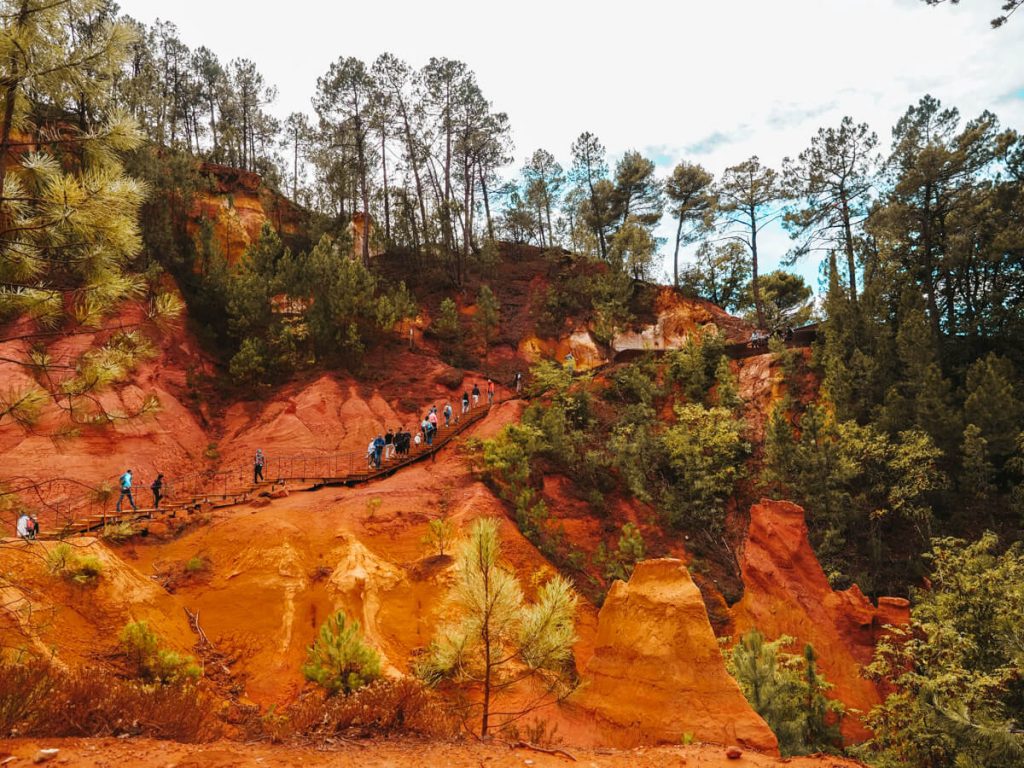 Ochre Path in Roussillon - South of France Itinerary