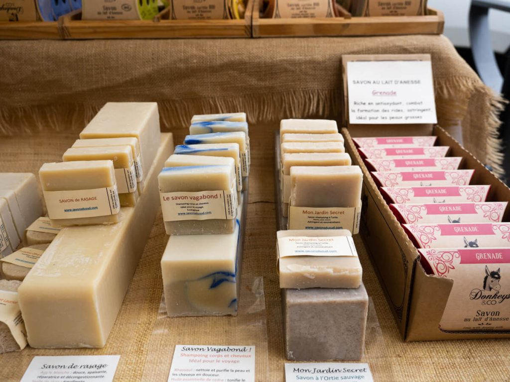 Soap at a market in Apt
