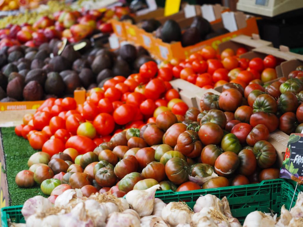 South of France Itinerary - Apt Market with Tomatoes
