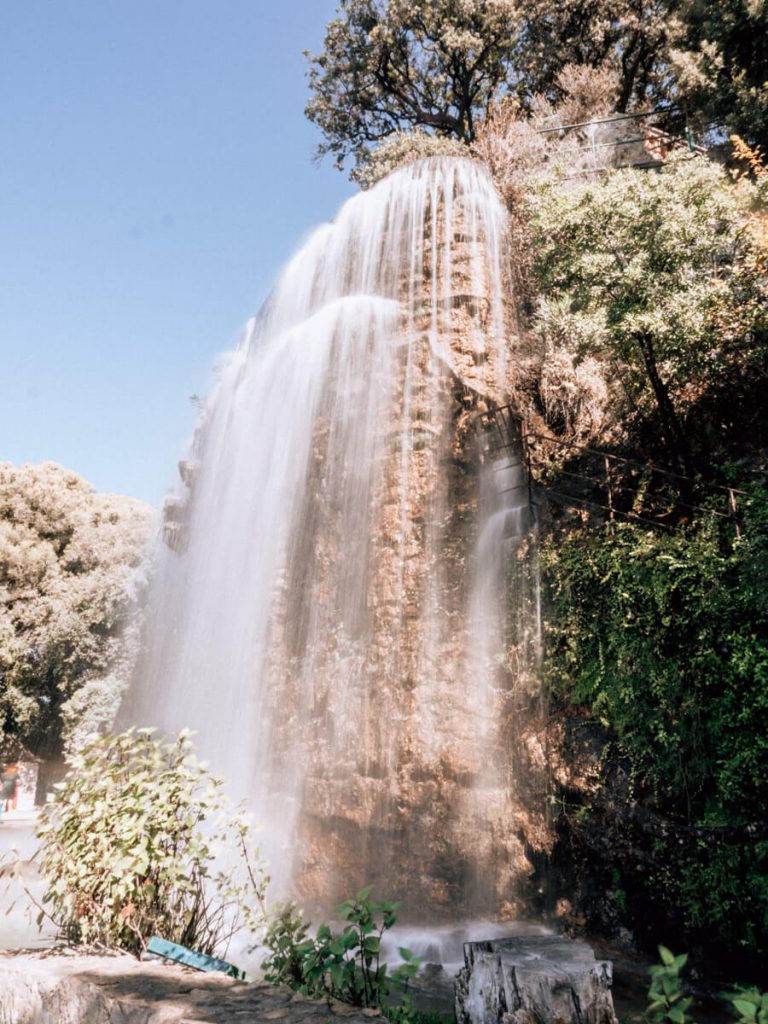 Waterfall at Chateau de Nice - Provence Itinerary