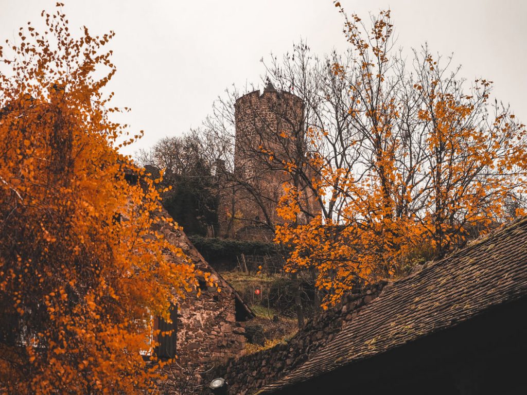 Castle on the hill in Kaysersberg