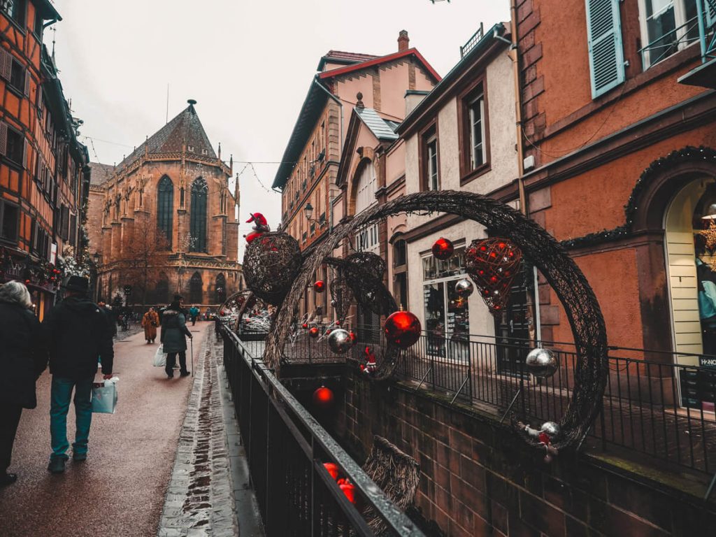 Colmar during the day at the Christmas Season