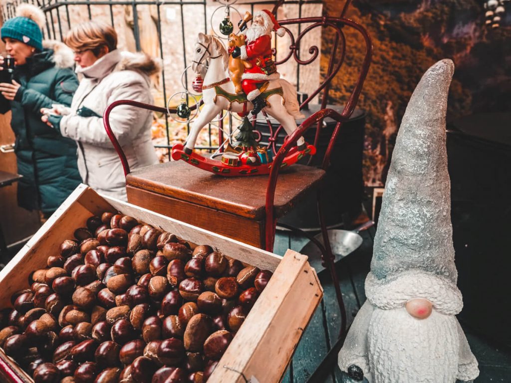 Hot chestnuts at the Kaysersberg Christmas Market