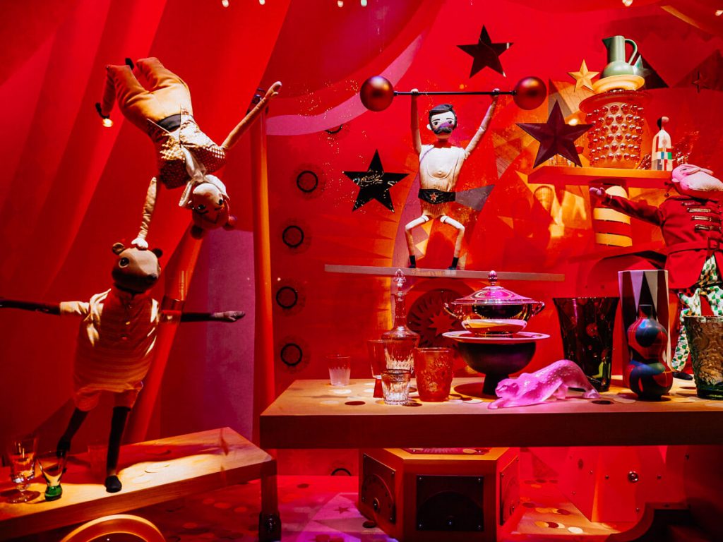 Paris window displays for the holidays