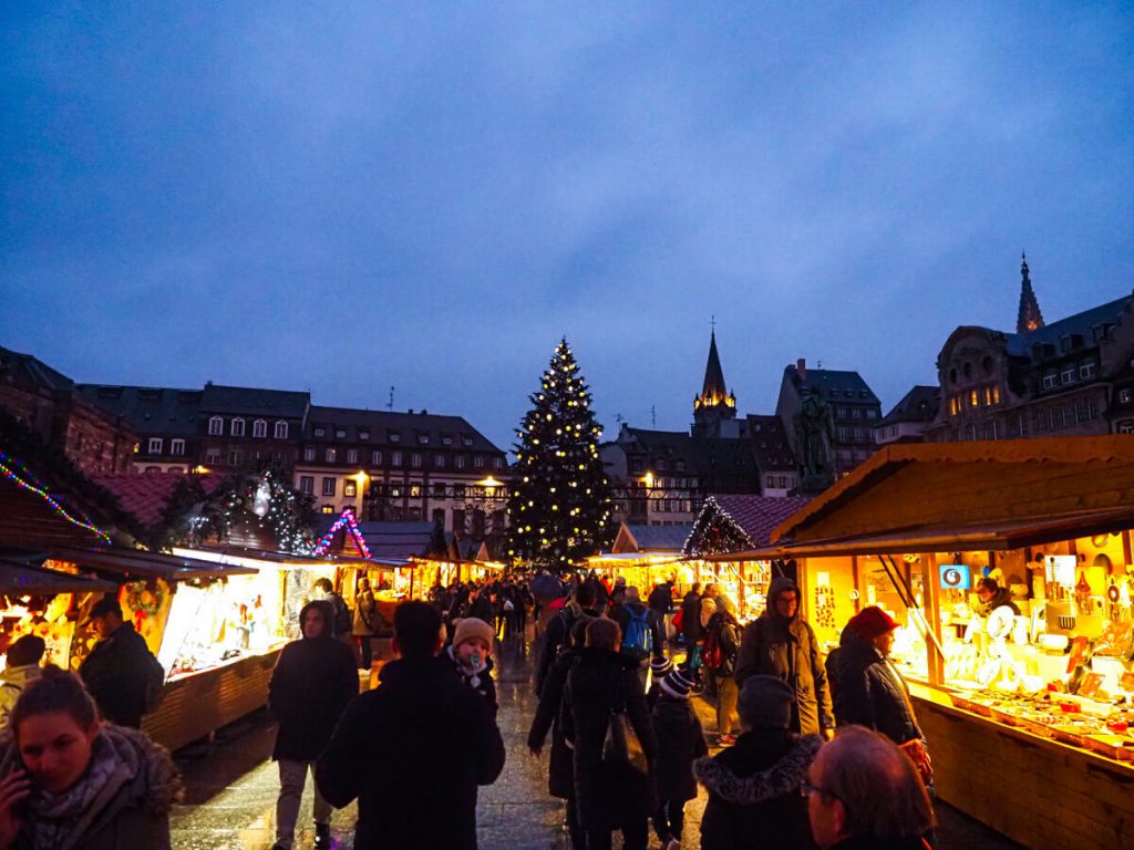 Strasbourg Christmas market tree