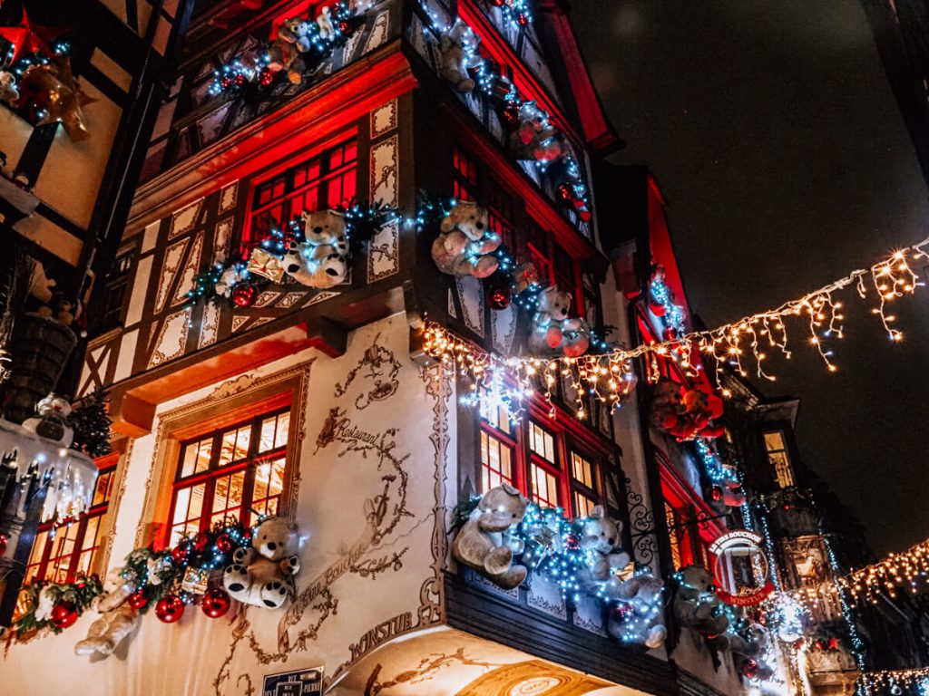 Teddy Bears and lights in Strasbourg