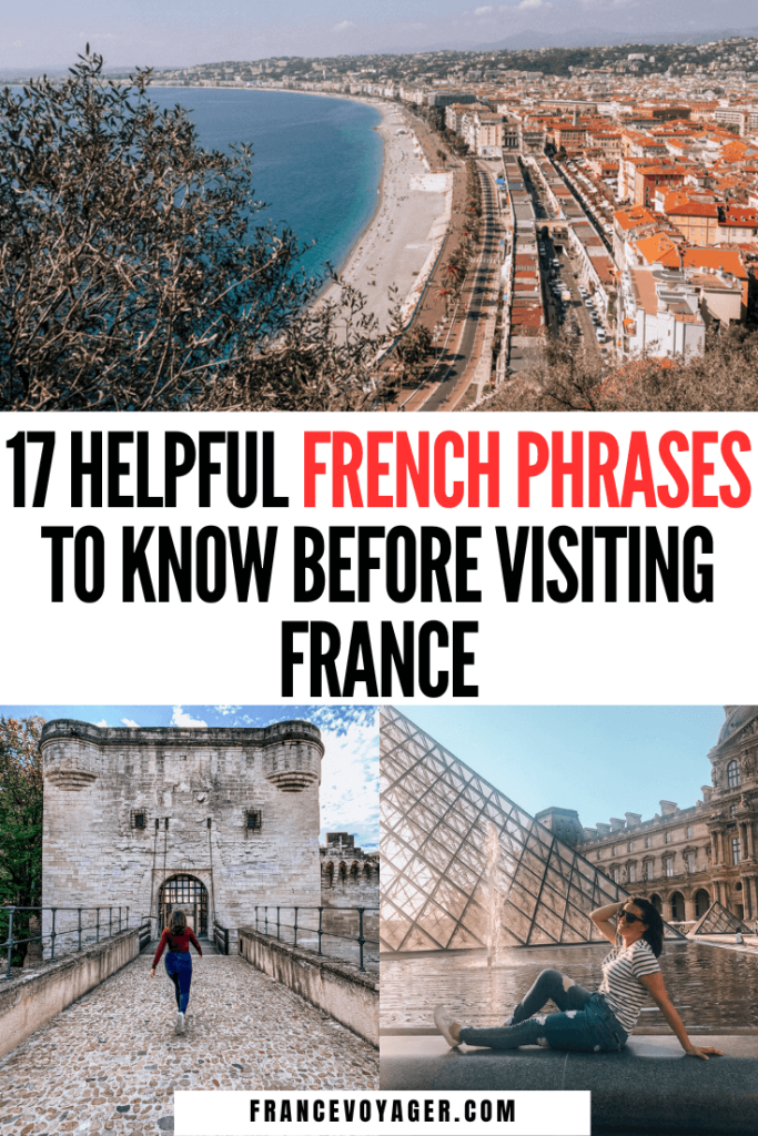 These are 17 of the top French phrases to know before visiting France | French Phrases for Travel | French Phrases to Know | Helpful French Phrases | Useful French Phrases With Pronunciation | Useful Phrases in France | Useful French Travel Phrases | French Learning Tips | French Travel Phrases | France Travel | France Travel Phrases