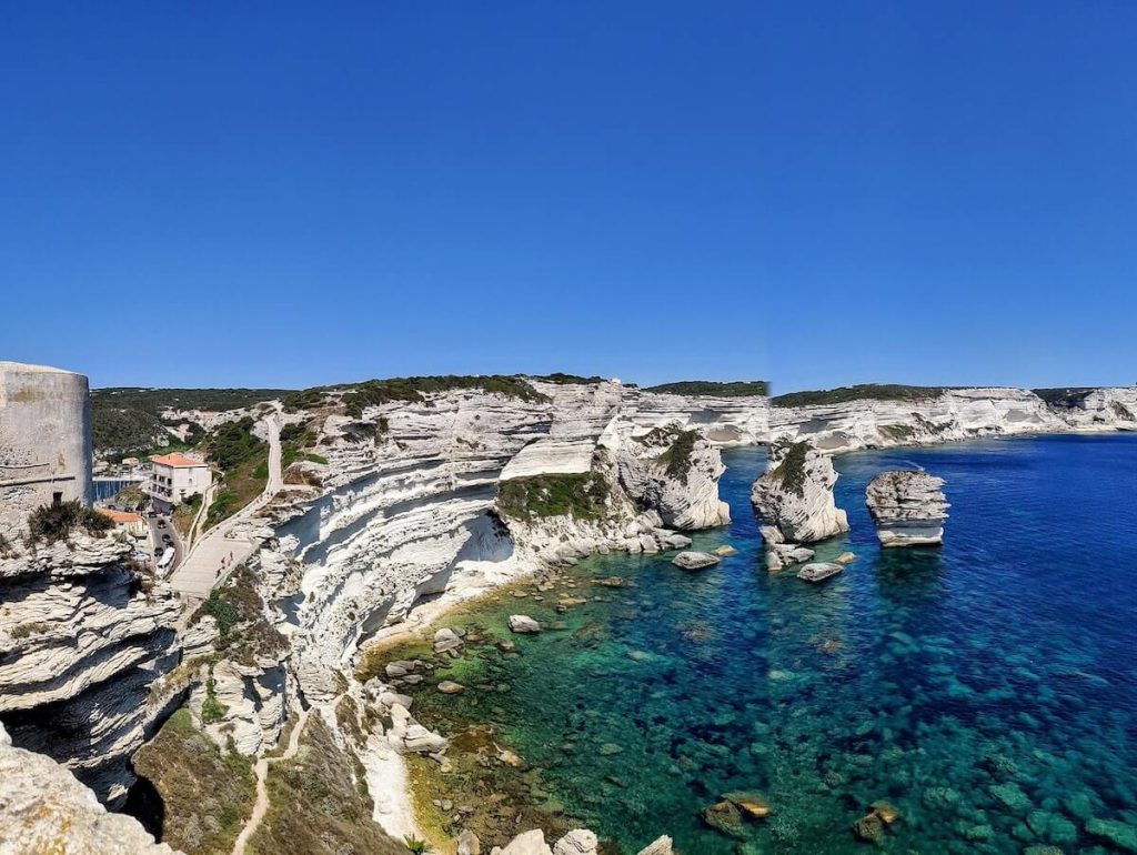Cliffs in Corsica
