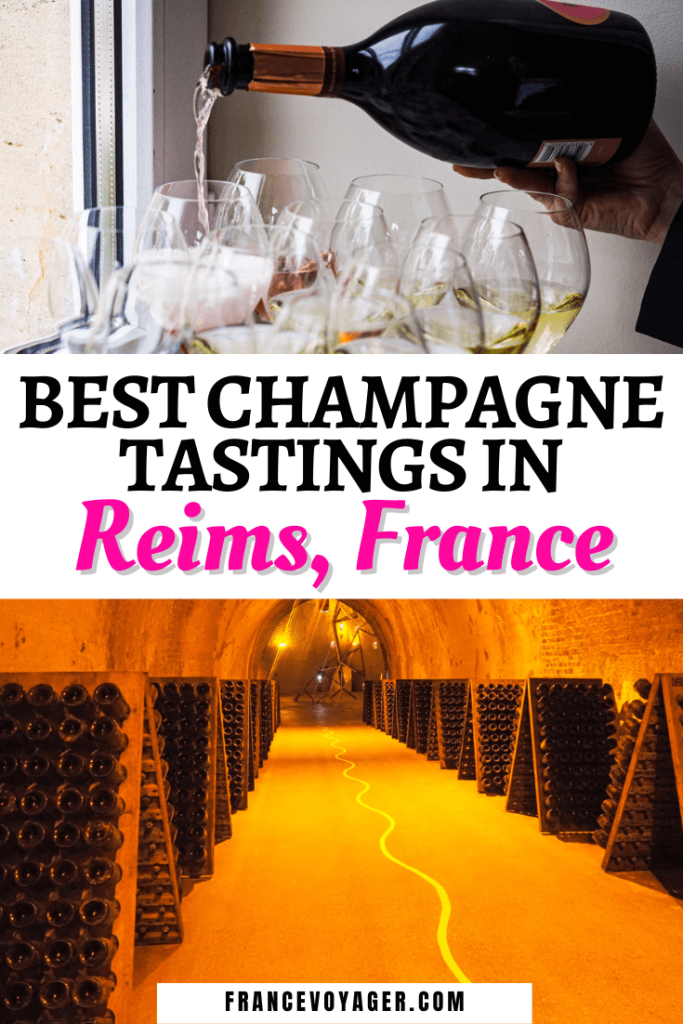 This is the ultimate Champagne tasting in Reims guide | Champagne Tasting Reims | Cellar Tours Reims | Things to do in Reims France | What to do in Reims France | Best Champagne Houses in Reims | Veuve Clicquot Champagne Tour | Veuve Clicquot Tour | Champagne Ruinart | Pommery Reims | Pommery Champagne France | Champagne France Travel | Champagne Travel | Reims France Champagne Travel | Reims France Travel | Reims Travel | Champagne Region France Travel