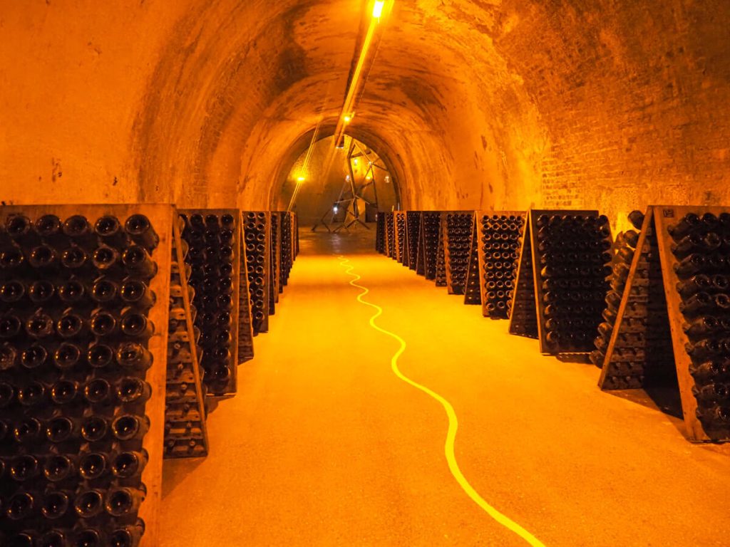 Champagne Ruinart Cellar