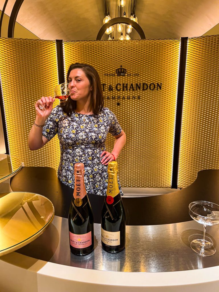 Champagne tasting at Moet & Chandon -