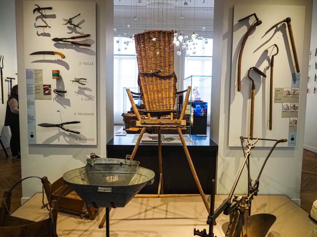Farming implements at the Champagne Museum - Things to do in Epernay