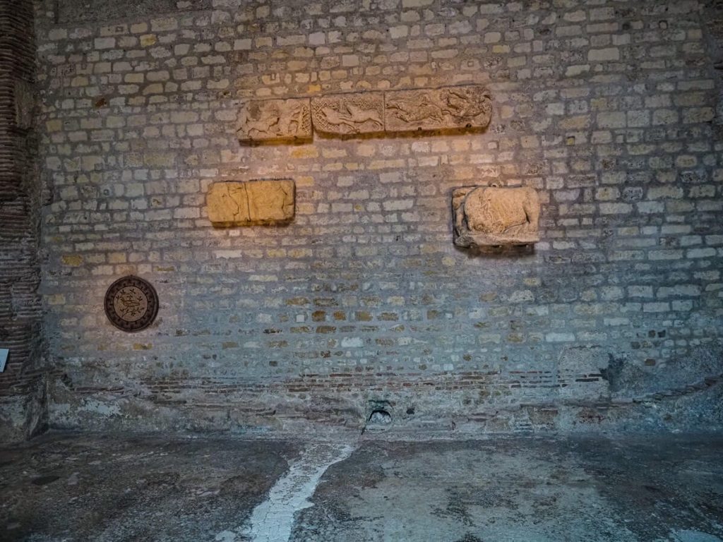 Old Roman artifacts at Cluny Museum