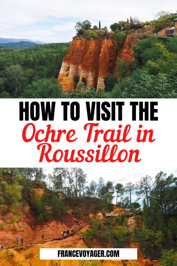 This is how to visit the Ochre Trail in Roussillon | Things to do in Roussillon | Ochre Trail France | Le Sentier des Ocres Roussillon | Ochre Path Roussillon | Ochre Path Luberon Valley | Roussillon Provence | Roussillon Ochre | Les Ocres Roussillon | Roussillon Ocre | Langueduc Roussillon | Les Ocres du Roussillon | What to See in Roussillon | 1 Day in Roussillon