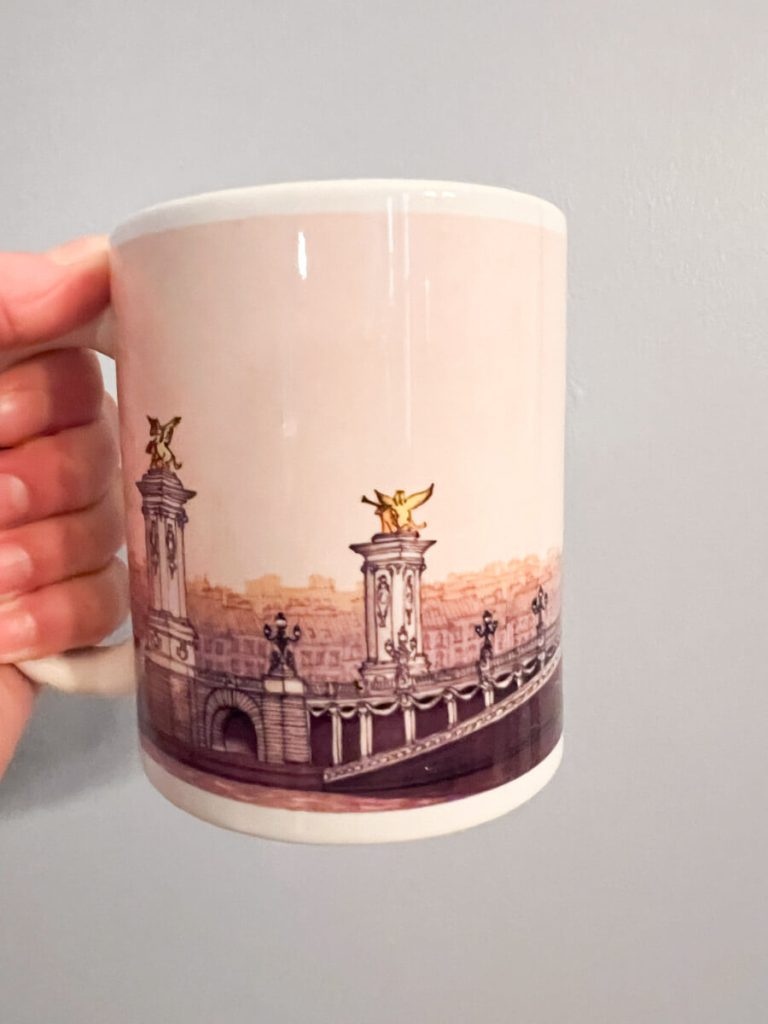 Coffee Mug of Paris by Tibidu Designs