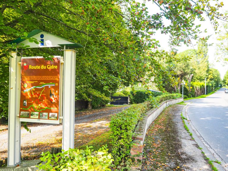 Cider Route sign