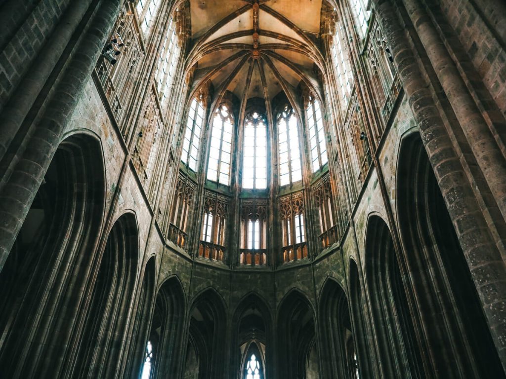 Inside Mont Saint Michel Abbey 2