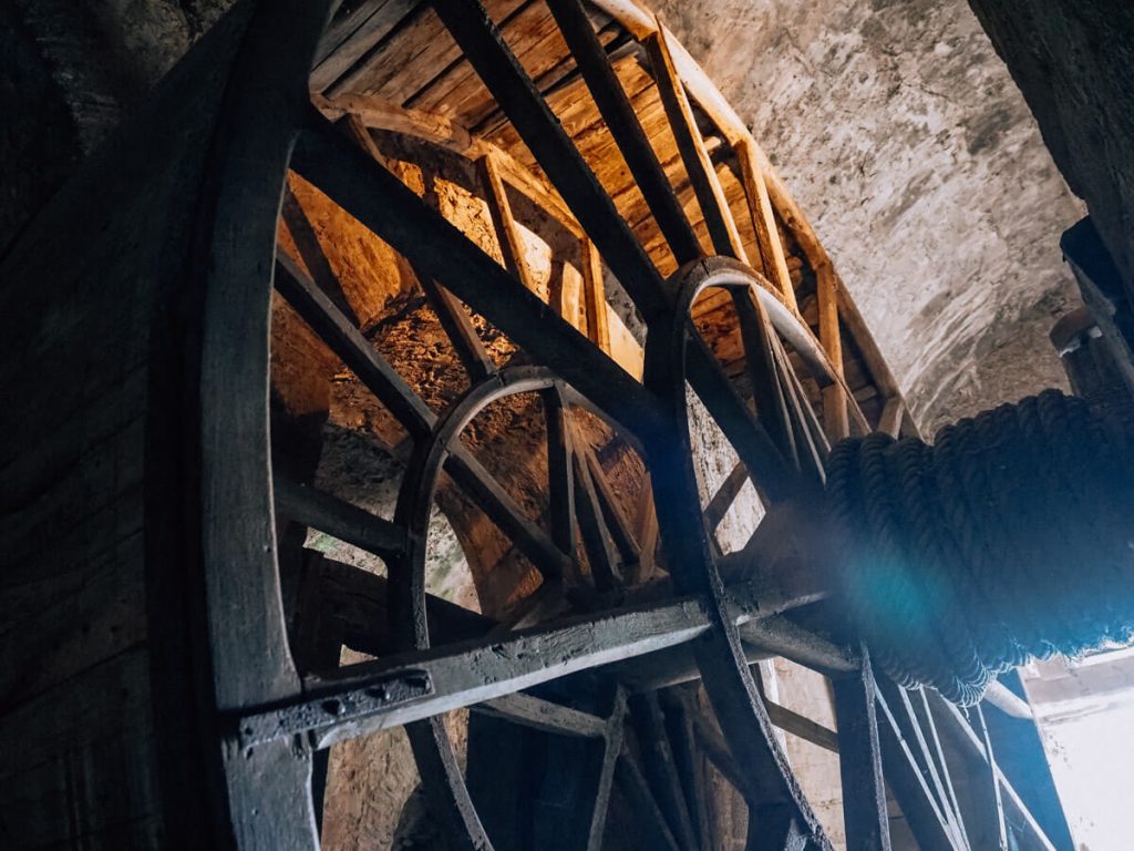 Wheel at Mont Saint Michel