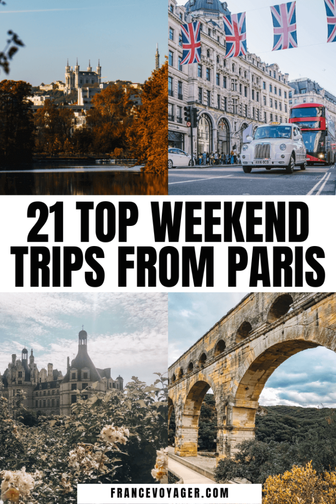 These are the 21 best weekend trips from Paris | Weekend Getaway From Paris | Weekend Getaway Paris | Weekend Trips From Paris By Train | Weekend Trips From Paris By Car | Quick Weekend Trips From Paris | Places to Visit in France | Paris to London by Train | Eurostar London to Paris | Paris to Brussels | Best Weekend Trips France | Weekend Getaway France | France Getaway Ideas | France Destinations