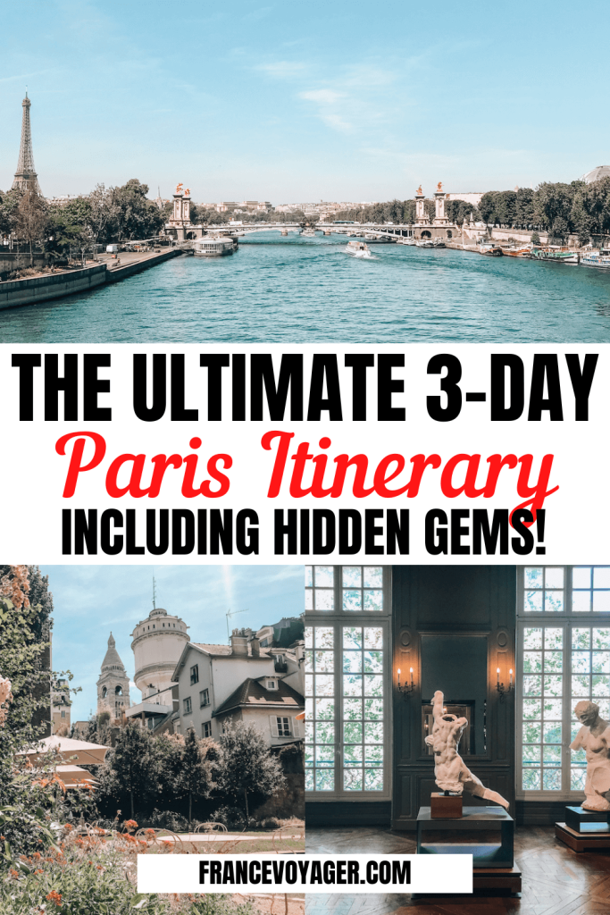 This is the best 3 days in Paris itinerary with hidden gems! | Paris 3 Days Itinerary | Paris in 3 Days Travel Guide | Paris Travel Guide 3 Days | Paris for 3 Days | How to Spend 3 Days in Paris | Paris Trip 3 Days | Things to do in Paris for 3 Days | Things to do in Paris France | Where to Stay in Paris for 3 Days | Three Days in Paris Itinerary | Paris in Three Days | Paris Itinerary First Time