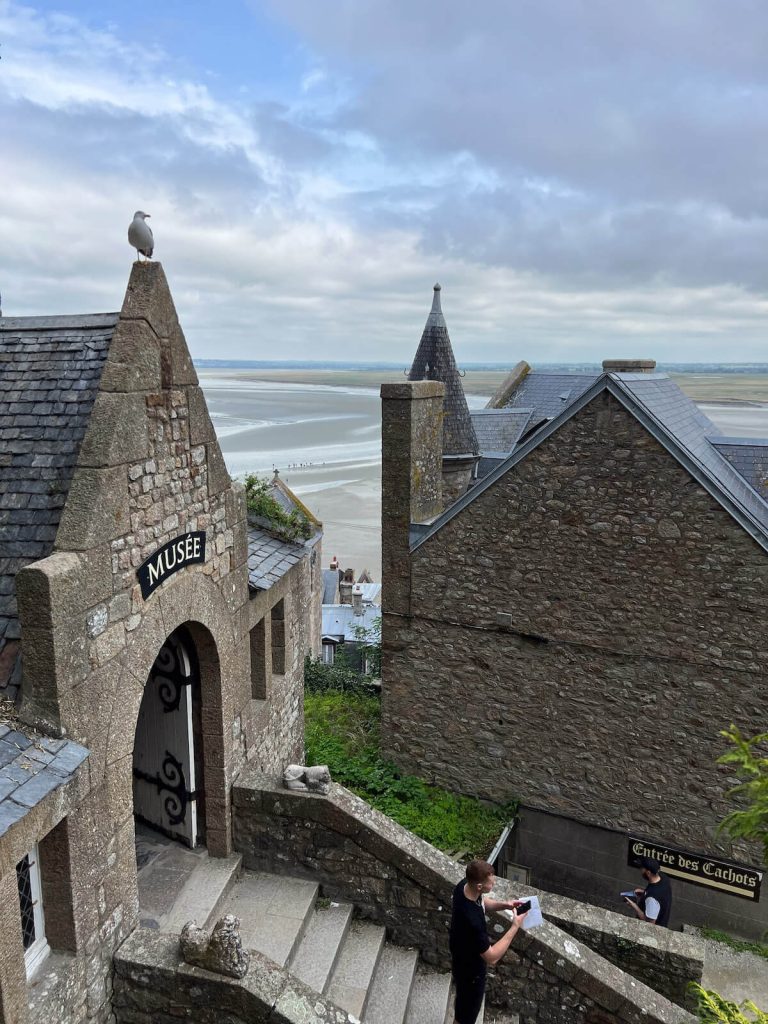 View from on Mont St Michel