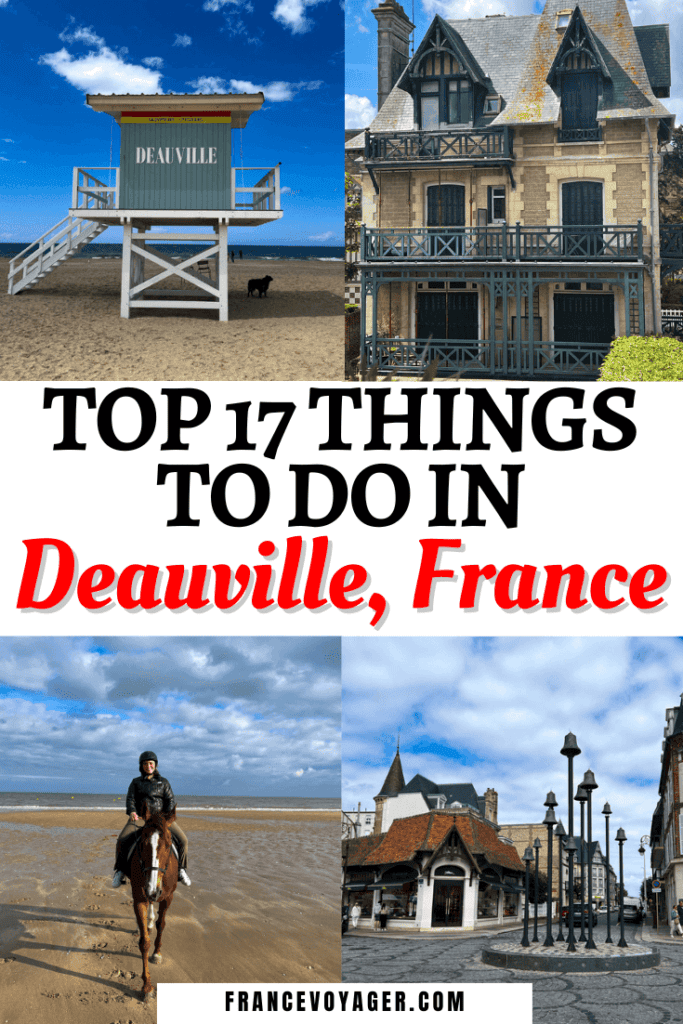 These are the 17 best things to do in Deauville France | Deauville Trouville | Deauville Plage | Deauville Beach | Deauville France Aesthetic | Deauville Itinerary | Deauville Normandy | Deauville Normandie | Deauville France Normandy | Deauville Travel Guide | What to Do in Deauville | Day Trips From Deauville | Deauville Events | Where to Stay in Deauville