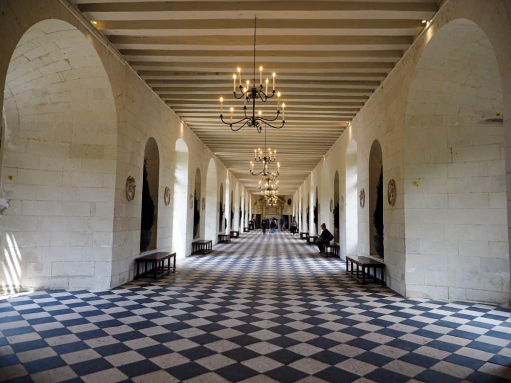 Gallery at Chateau de Chenonceau