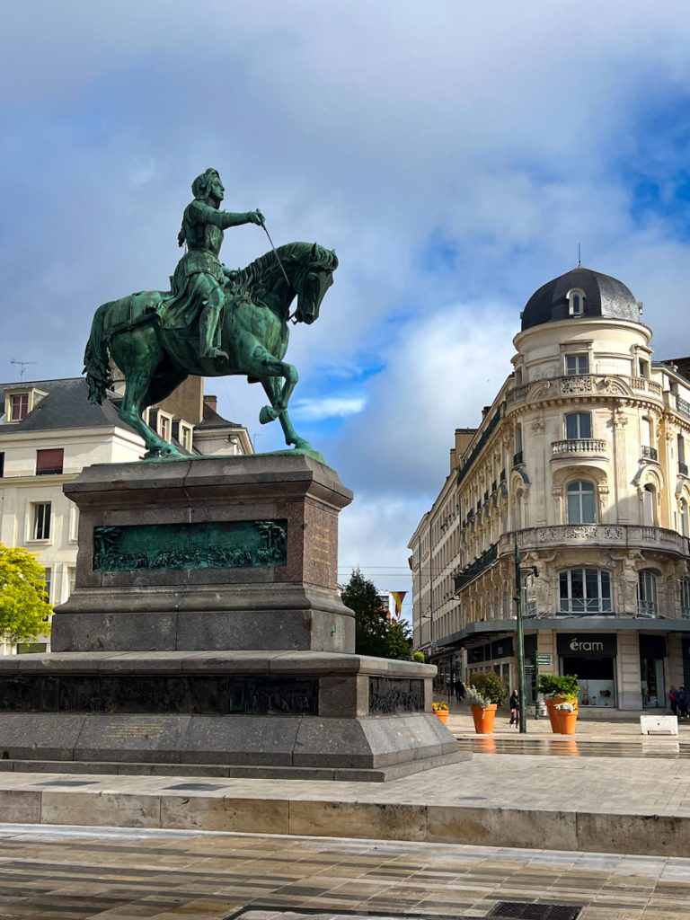 Joan of Arc statue in Orleans