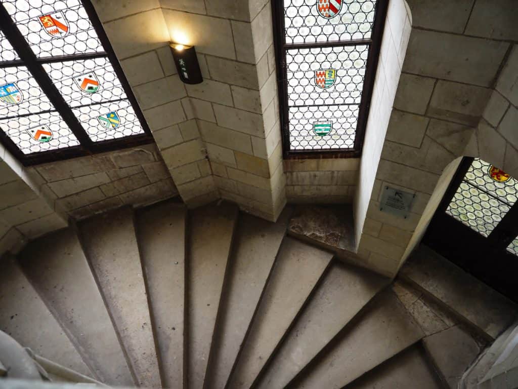 Stairwell at Chateau de Chaumont