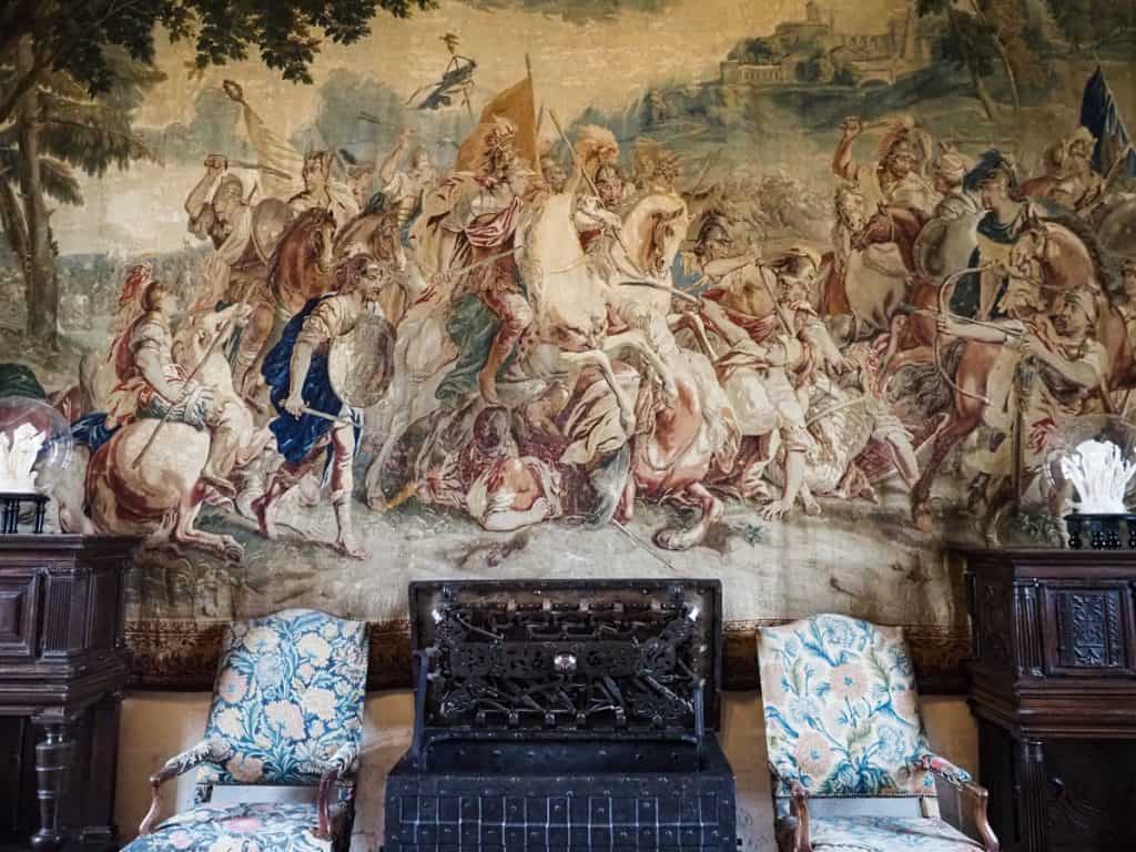Tapestry at Chateau de Chaumont