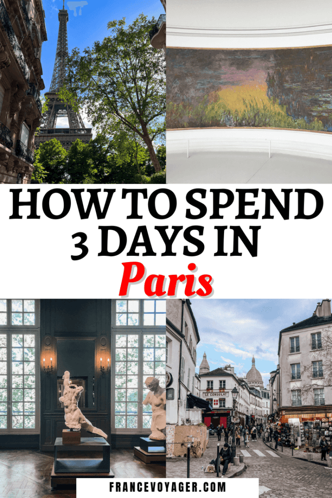 This is the best 3 days in Paris itinerary with hidden gems! | Paris 3 Days Itinerary | Paris in 3 Days Travel Guide | Paris Travel Guide 3 Days | Paris for 3 Days | How to Spend 3 Days in Paris | Paris Trip 3 Days | Things to do in Paris for 3 Days | Things to do in Paris France | Where to Stay in Paris for 3 Days | Three Days in Paris Itinerary | Paris in Three Days | Paris Itinerary First Time