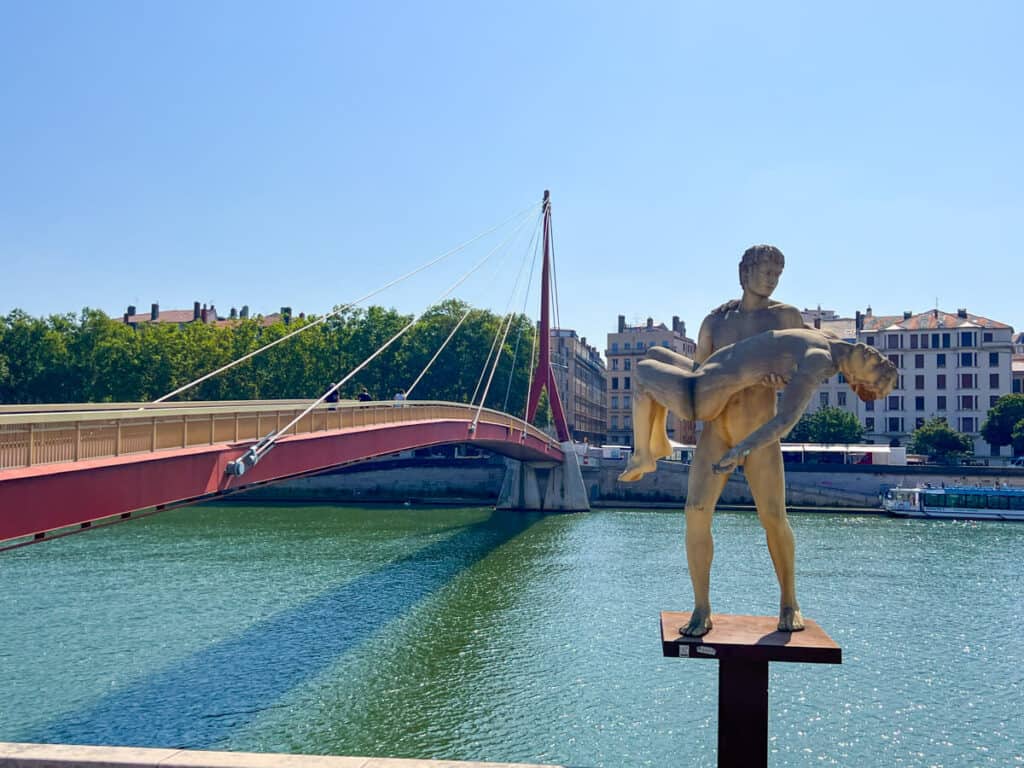 Footbridge in Lyon