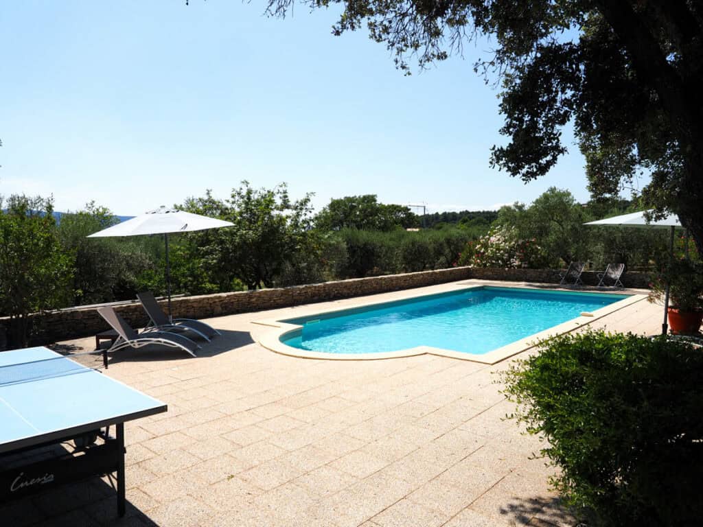 Hotel pool at Le Verger