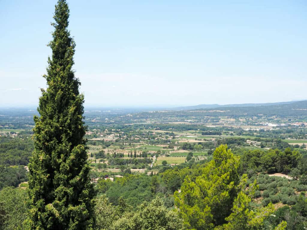 Luberon Valley views from Oppede-le-Vieux