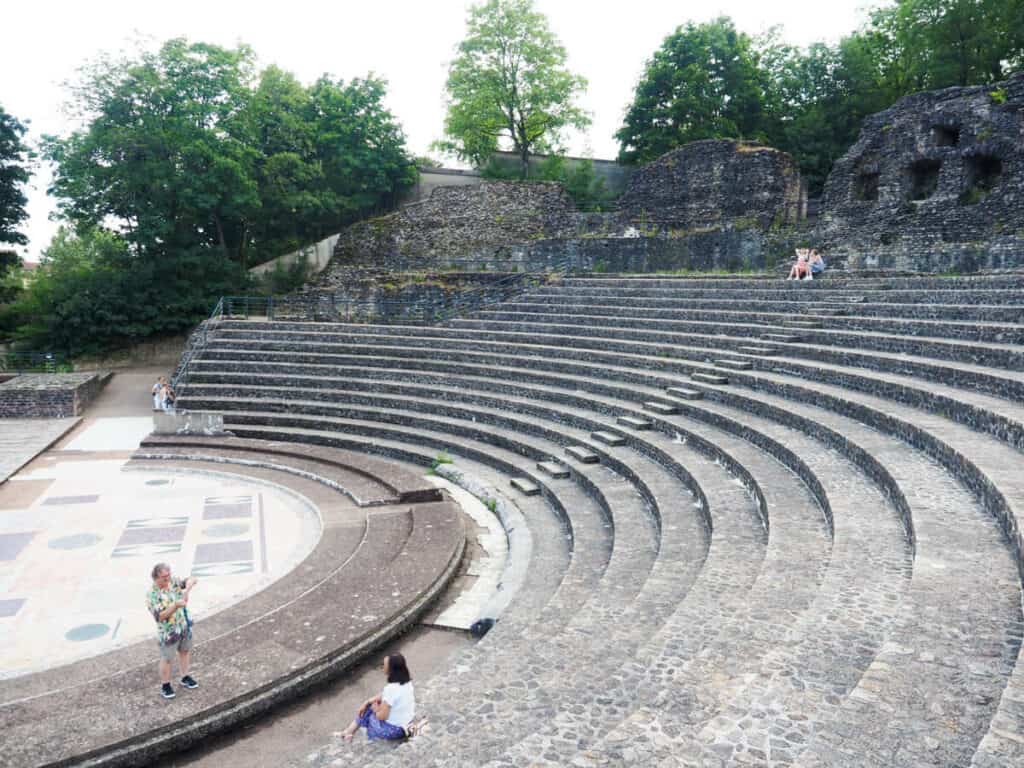 Roman ruins in Lyon